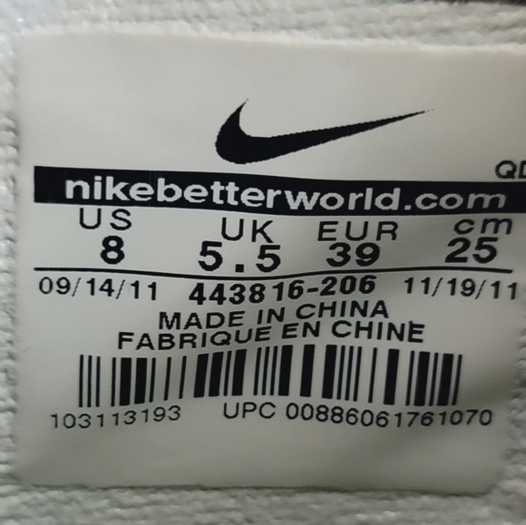 Nike Womens Size 8 Free Run Sneakers. - Picture 9 of 9